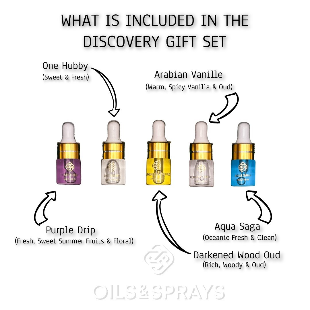 Discovery Gift Set (5 Oils) - oilsandsprays